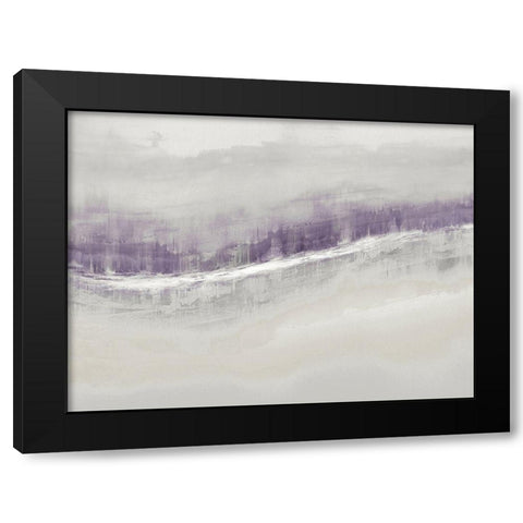 Flowing Amethyst Black Modern Wood Framed Art Print by Messina, Jake