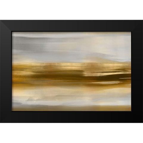 Gold Rush I Black Modern Wood Framed Art Print by Messina, Jake