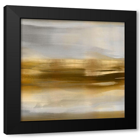 Gold Rush II Black Modern Wood Framed Art Print with Double Matting by Messina, Jake