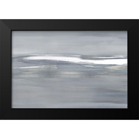 Highlight on Gray I Black Modern Wood Framed Art Print by Messina, Jake