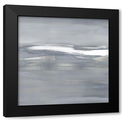 Highlight on Gray II Black Modern Wood Framed Art Print with Double Matting by Messina, Jake