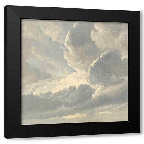 Cloud Study III Black Modern Wood Framed Art Print by Mann, Sophia