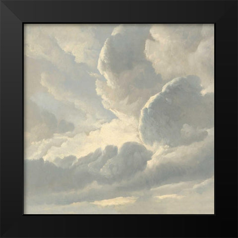Cloud Study III Black Modern Wood Framed Art Print by Mann, Sophia