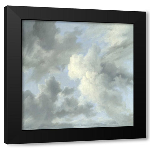 Cloud Study IV Black Modern Wood Framed Art Print with Double Matting by Mann, Sophia