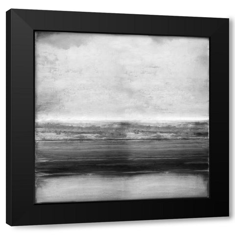 Highlighted Gray Black Modern Wood Framed Art Print with Double Matting by Hamilton, Taylor