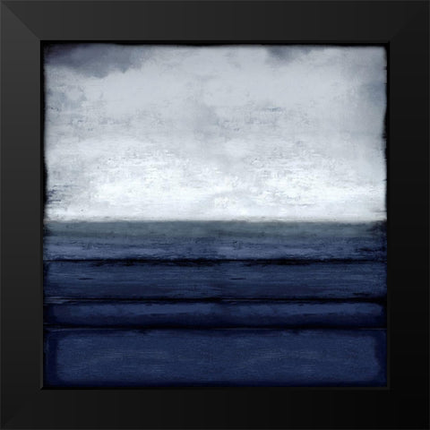 Highlighted Horizon Black Modern Wood Framed Art Print by Hamilton, Taylor