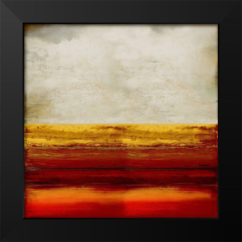 Highlighted Amber Black Modern Wood Framed Art Print by Hamilton, Taylor