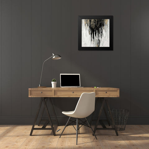 Neutral Space II Black Modern Wood Framed Art Print by Conley, Tom