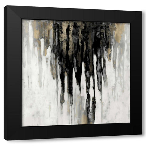 Neutral Space II Black Modern Wood Framed Art Print with Double Matting by Conley, Tom