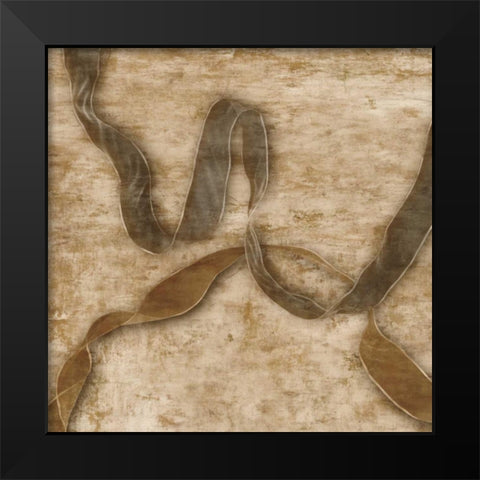 Interact Black Modern Wood Framed Art Print by Hamilton, Todd