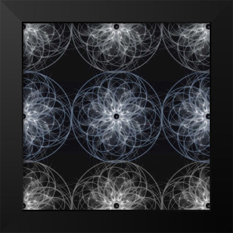 Full of Energy Black Modern Wood Framed Art Print by Anderson, Tyler