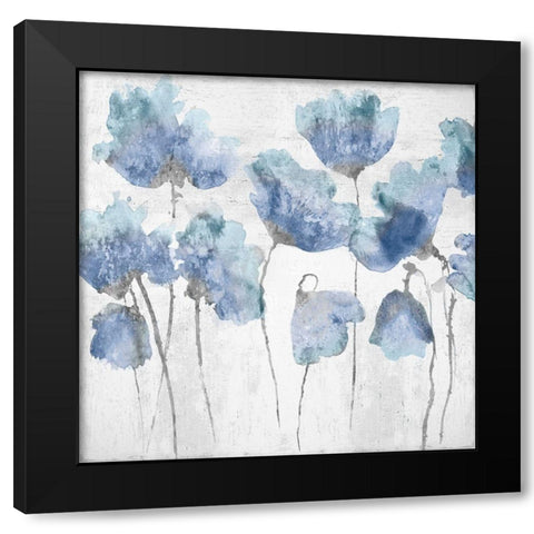 Indigo Friends I Black Modern Wood Framed Art Print by Austin, Vanessa