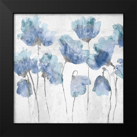 Indigo Friends I Black Modern Wood Framed Art Print by Austin, Vanessa