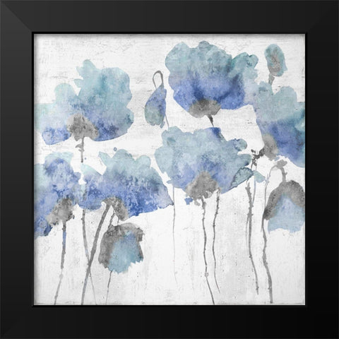 Indigo Friends II Black Modern Wood Framed Art Print by Austin, Vanessa