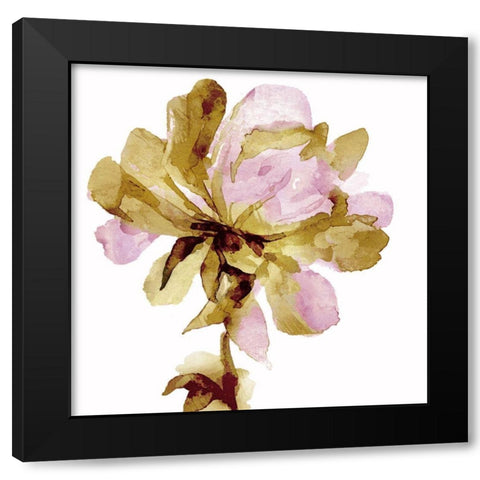 Fresh Bloom Pink I Black Modern Wood Framed Art Print by Austin, Vanessa