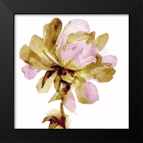 Fresh Bloom Pink I Black Modern Wood Framed Art Print by Austin, Vanessa