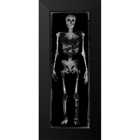 Skeleton III Black Modern Wood Framed Art Print by Wagner, Martin