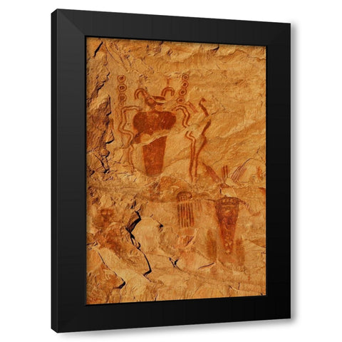 Story Teller Black Modern Wood Framed Art Print with Double Matting by Dawson, Robert