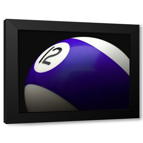 Purple 12 Black Modern Wood Framed Art Print by Reynolds, Richard