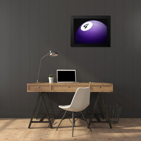 Purple 4 Black Modern Wood Framed Art Print by Reynolds, Richard