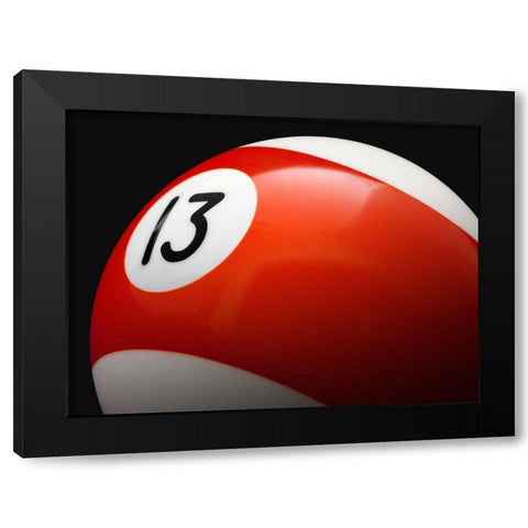 Orange 13 Black Modern Wood Framed Art Print by Reynolds, Richard