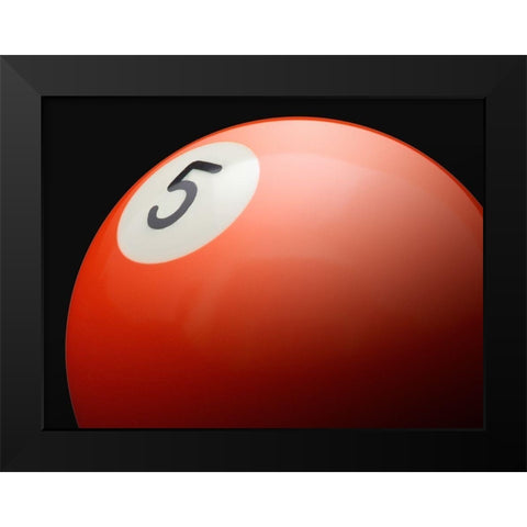 Orange 5 Black Modern Wood Framed Art Print by Reynolds, Richard