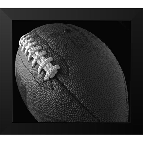 Footbal Bw 2 Black Modern Wood Framed Art Print by Reynolds, Richard
