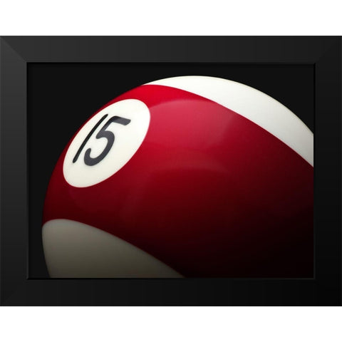 Red 15 Black Modern Wood Framed Art Print by Reynolds, Richard