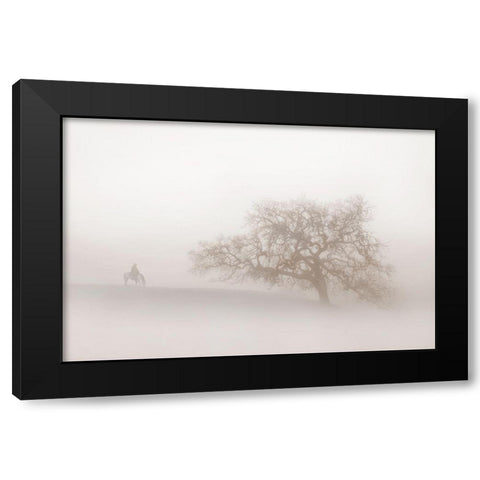 Lonely Days Black Modern Wood Framed Art Print by Dawson, Robert