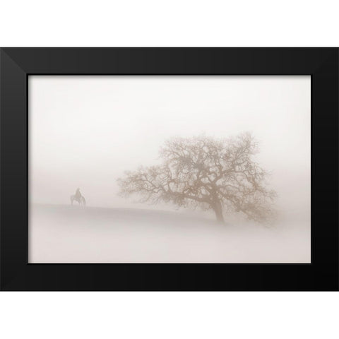 Lonely Days Black Modern Wood Framed Art Print by Dawson, Robert