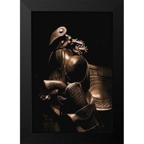 Circa 1902 Black Modern Wood Framed Art Print by Dawson, Robert