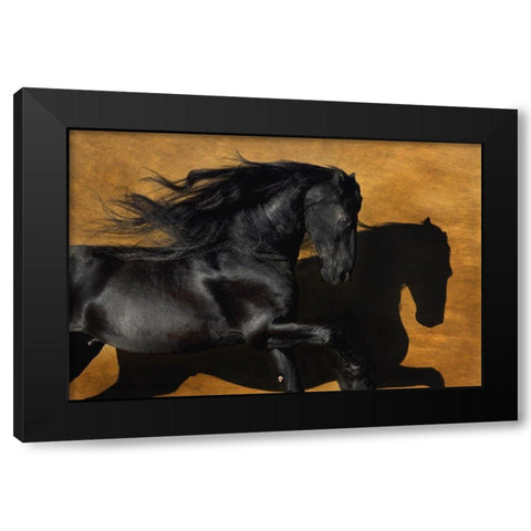 Fabiano I Black Modern Wood Framed Art Print with Double Matting by Dawson, Robert