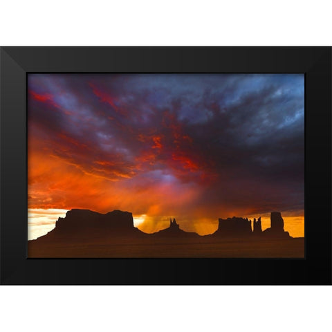 Before the Storm Black Modern Wood Framed Art Print by Dawson, Robert
