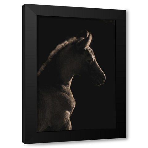 A Moment In Time Black Modern Wood Framed Art Print with Double Matting by Dawson, Robert
