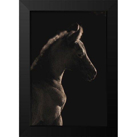 A Moment In Time Black Modern Wood Framed Art Print by Dawson, Robert
