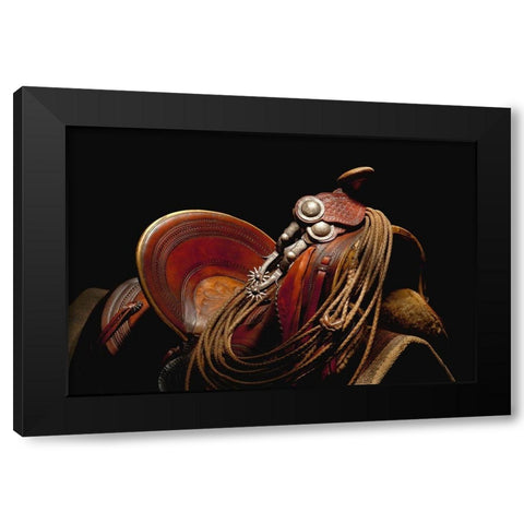 Days Gone By Black Modern Wood Framed Art Print with Double Matting by Dawson, Robert