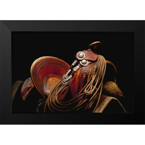 Days Gone By Black Modern Wood Framed Art Print by Dawson, Robert