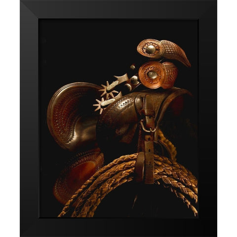 Circa 1910 Black Modern Wood Framed Art Print by Dawson, Robert
