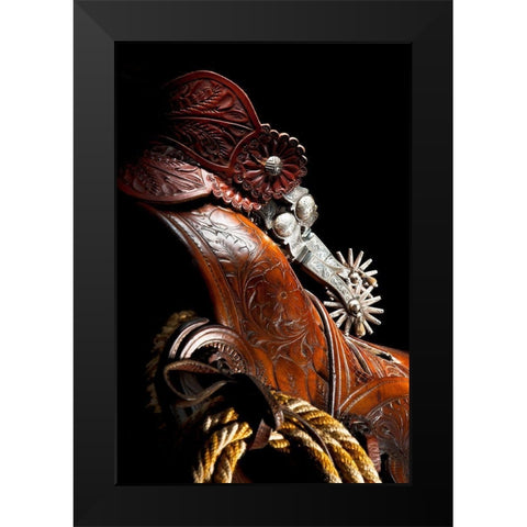 Old California Black Modern Wood Framed Art Print by Dawson, Robert