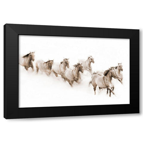 The Guardian Black Modern Wood Framed Art Print with Double Matting by Dawson, Robert