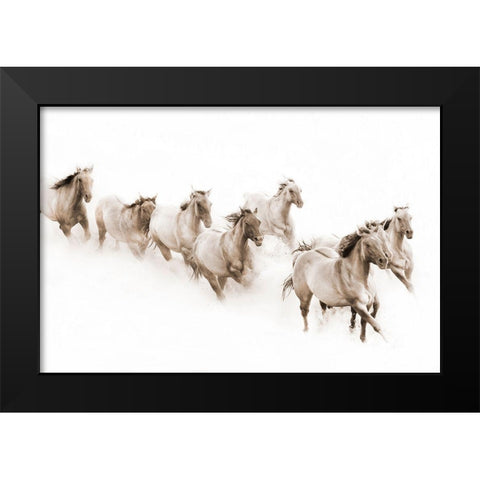 The Guardian Black Modern Wood Framed Art Print by Dawson, Robert