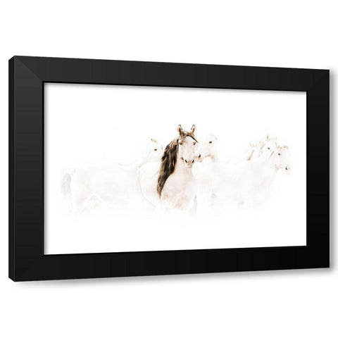 The Family Black Modern Wood Framed Art Print with Double Matting by Dawson, Robert