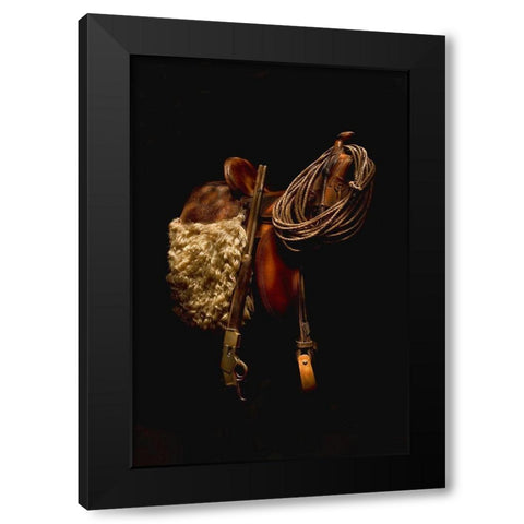 Tools of the Trade Black Modern Wood Framed Art Print by Dawson, Robert