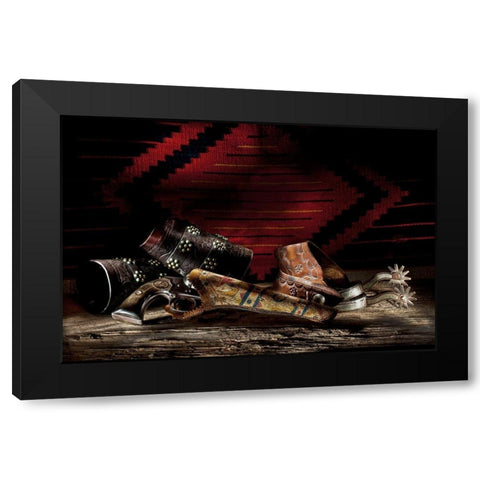 Days Gone By 2 Black Modern Wood Framed Art Print with Double Matting by Dawson, Robert