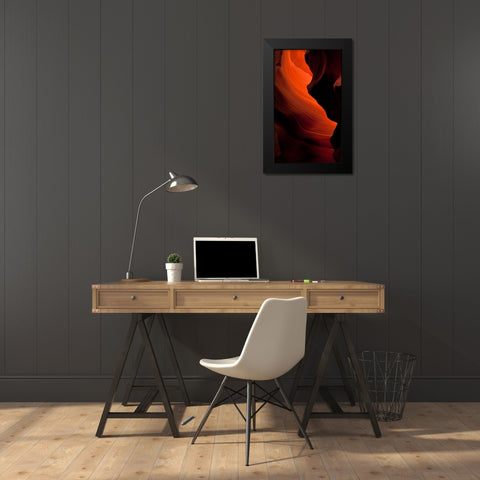 Enchantment Canyon III Black Modern Wood Framed Art Print by Dawson, Robert