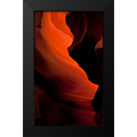 Enchantment Canyon III Black Modern Wood Framed Art Print by Dawson, Robert