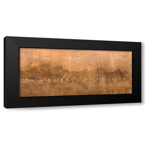 Shadows Past Black Modern Wood Framed Art Print by Dawson, Robert