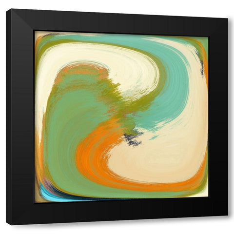 Zig Zag III Black Modern Wood Framed Art Print by Bolokofsky, Ronald