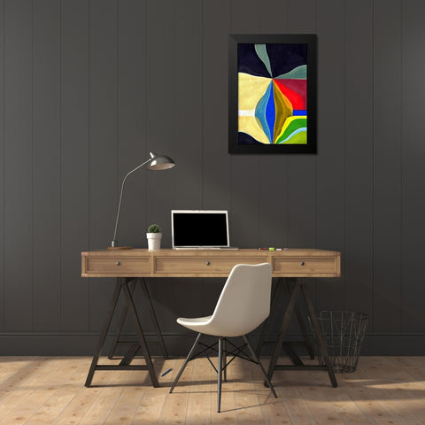 Opening Black Modern Wood Framed Art Print by Bolokofsky, Ronald