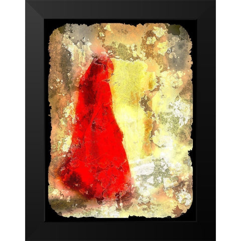 Red Hood II Black Modern Wood Framed Art Print by Bolokofsky, Ronald